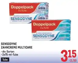 Metro Sensodyne zahncreme multicare Angebot