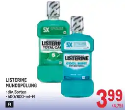 Metro Listerine mundspülung Angebot
