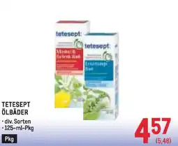 Metro Tetesept ölbäder Angebot