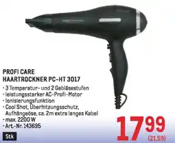 Metro PROFI CARE HAARTROCKNER PC-HT 3017 Angebot