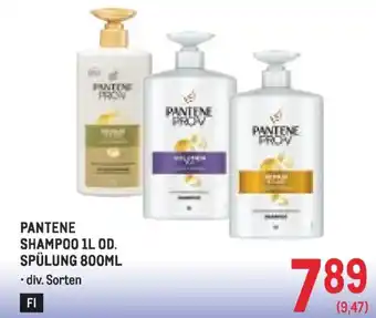 Metro Pantene shampoo Angebot
