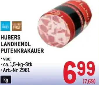 Metro Hubers landhendl putenkrakauer Angebot