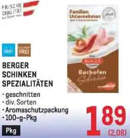 Metro Berger schinken spezialitäten Angebot