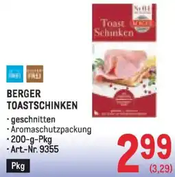 Metro Berger toastschinken Angebot