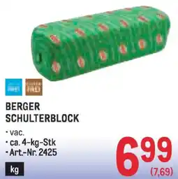 Metro Berger schulterblock Angebot