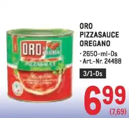 Metro Oro pizzasauce oregano Angebot