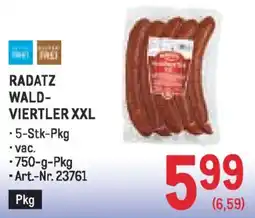 Metro Radatz wald viertler xxl Angebot