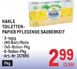 Metro Hakle toiletten papier pflegende sauberkeit Angebot