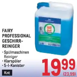 Metro Fairy professional geschirr reiniger Angebot