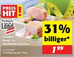 Nah&Frisch Landhof burg oder wacholderschinken Angebot