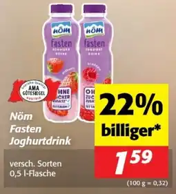 Nah&Frisch Nom fasten joghurtdrink Angebot