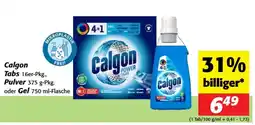 Nah&Frisch Calgon tabs pulver oder gel Angebot