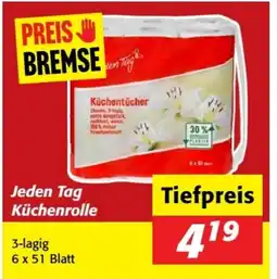 Nah&Frisch Jeden tag küchenrolle Angebot