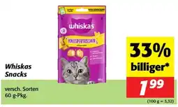 Nah&Frisch Whiskas snacks Angebot