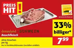 Nah&Frisch donauland SCHWEIN Bauchfleisch Angebot