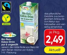 SPAR Gourmet Bio reis kokos drink pur & ungesist Angebot