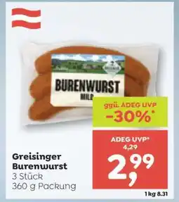 ADEG Greisinger Burenwurst Angebot