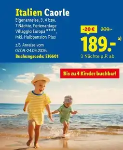 Lidl Reisen Italien Caorle Angebot