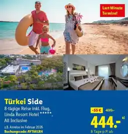 Lidl Reisen Türkei Side Angebot