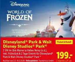 Lidl Reisen Disneyland Park & Walt Disney Studios Parkb Angebot