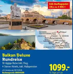 Lidl Reisen Balkan Deluxe Rundreise Angebot