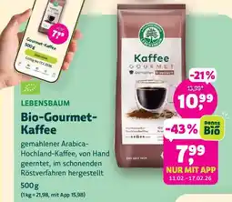 Denn's Biomarkt Bio-Gourmet- Kaffee Angebot