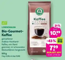 Denn's Biomarkt Bio-Gourmet- Kaffee Angebot