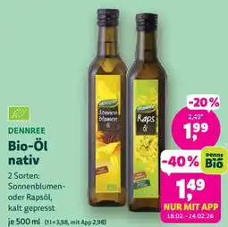 Denn's Biomarkt Bio-Öl nativ Angebot