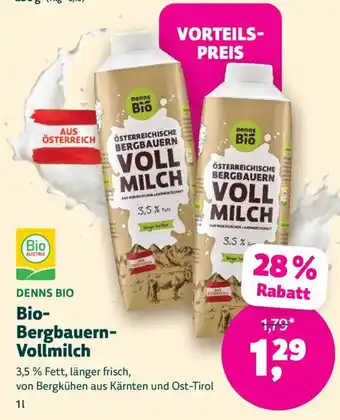 Bio- Bergbauern- Vollmilch