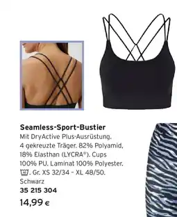 Tchibo Eduscho Seamless-Sport-Bustier Angebot
