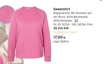 Tchibo Eduscho Sweatshirt Angebot