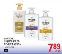 Metro PANTENE SHAMPOO 1L OD. SPÜLUNG 800ML Angebot