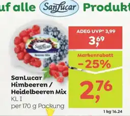 ADEG SanLucar Himbeeren/Heidelbeeren Mix Angebot