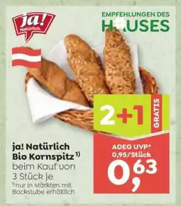 ADEG ja! Natürlich Bio Kornspitz Angebot
