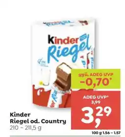 ADEG Kinder Riegel od. Country Angebot