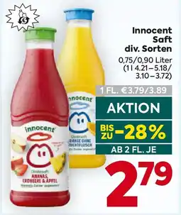Billa Innocent Saft Angebot