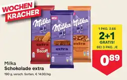 MPreis Milka schokolade extra Angebot
