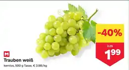 MPreis Trauben weiß Angebot