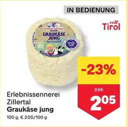 MPreis Graukäse jung Angebot