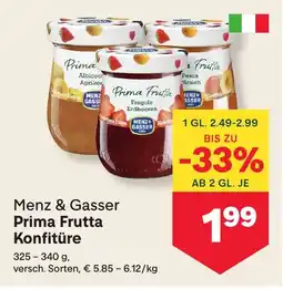 MPreis Prima frutta konfitüre Angebot