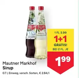 MPreis Mautner markhof sirup Angebot