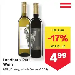 MPreis Landhaus paul wein Angebot