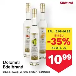 MPreis Dolomiti edelbrand Angebot