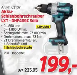 Zgonc Schlagbohrschrauber LXT DHP489Z Solo Angebot