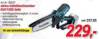 Akku Gehölzschneider DUC150Z Solo