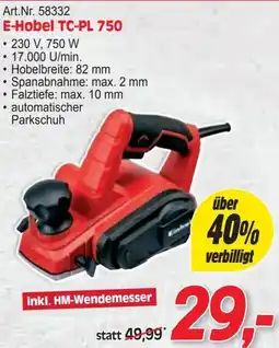 Zgonc E hobel tc-pl 750 Angebot