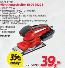 Zgonc Vibrationsschleifer te-os 2520 e Angebot