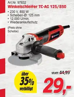 Zgonc Winkelschleifer tc-ag 125/850 Angebot