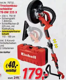 Zgonc Trockenbau schleifer TE-DW 225 X Angebot