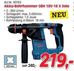 Zgonc Akku Bohrhammer GBH 18V-18 X Solo Akku Angebot